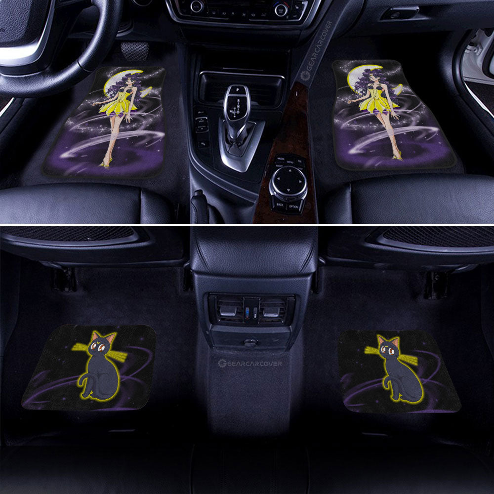 Luna Car Floor Mats Custom Sailor Moon Anime Car Accessories - Gearcarcover - 2