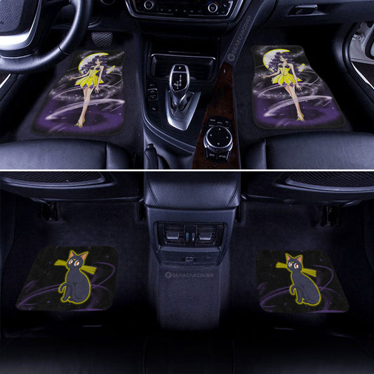 Luna Car Floor Mats Custom Sailor Moon Anime Car Accessories - Gearcarcover - 2
