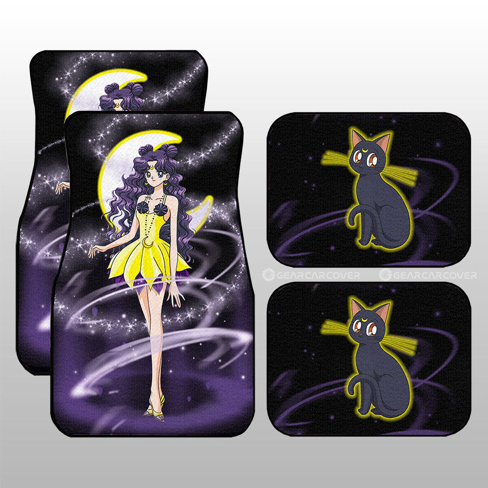 Luna Car Floor Mats Custom Sailor Moon Anime Car Accessories - Gearcarcover - 3