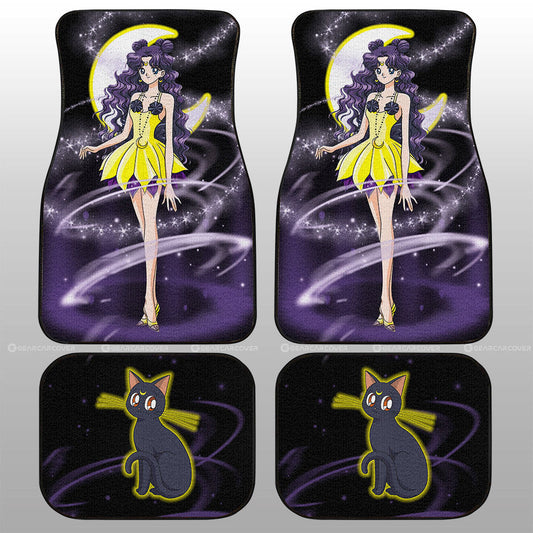 Luna Car Floor Mats Custom Sailor Moon Anime Car Accessories - Gearcarcover - 1