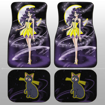 Luna Car Floor Mats Custom Sailor Moon Anime Car Accessories - Gearcarcover - 1