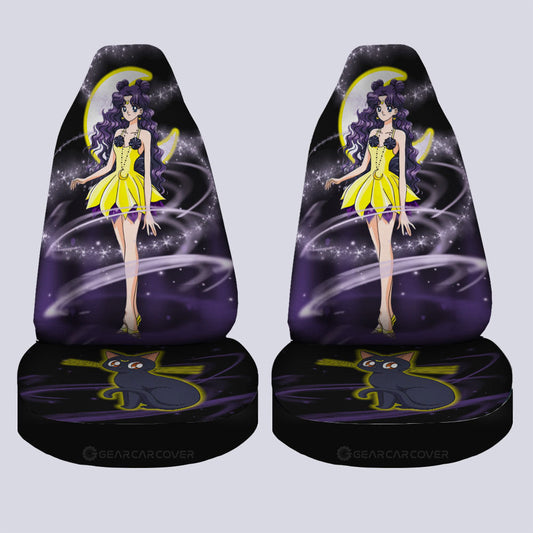 Luna Car Seat Covers Custom Sailor Moon Anime Car Accessories - Gearcarcover - 2