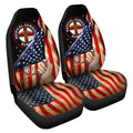 MSN Nurse Car Seat Covers Custom American Flag Meaningful For Fourth Of July - Gearcarcover - 3