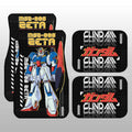 MSZ-006 Zeta Gundam Car Floor Mats Custom Gundam Anime Car Accessories - Gearcarcover - 3