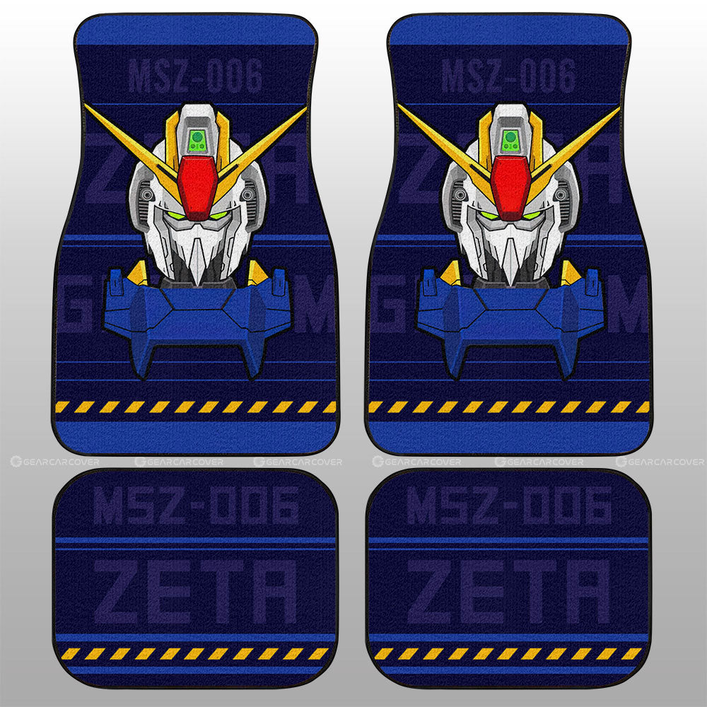 MSZ-006 Zeta Gundam Car Floor Mats Custom Gundam Anime Car Accessories - Gearcarcover - 4