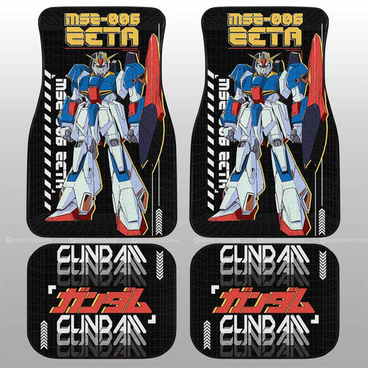 MSZ-006 Zeta Gundam Car Floor Mats Custom Gundam Anime Car Accessories - Gearcarcover - 1
