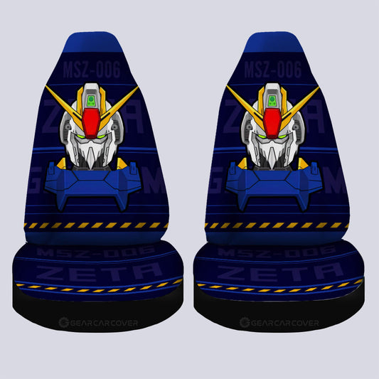 MSZ-006 Zeta Gundam Car Seat Covers Custom Gundam Anime Car Accessories - Gearcarcover - 1