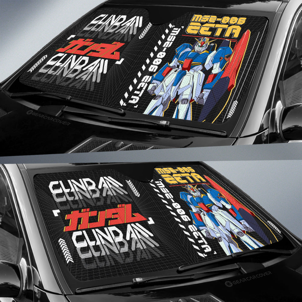MSZ-006 Zeta Gundam Car Sunshade Custom Gundam Car Interior Accessories - Gearcarcover - 3