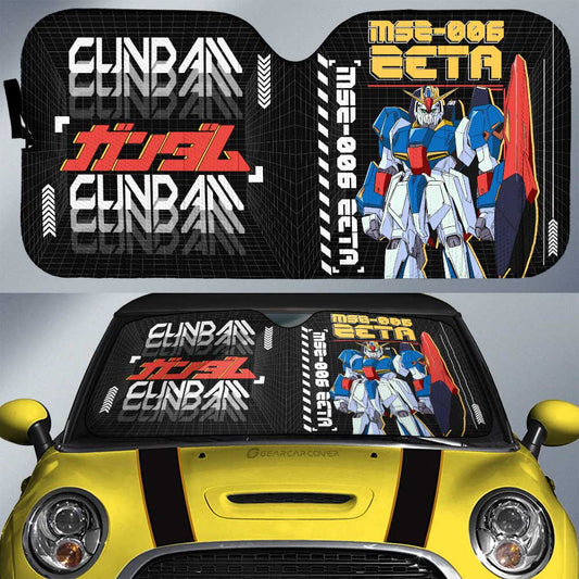 MSZ-006 Zeta Gundam Car Sunshade Custom Gundam Car Interior Accessories - Gearcarcover - 1