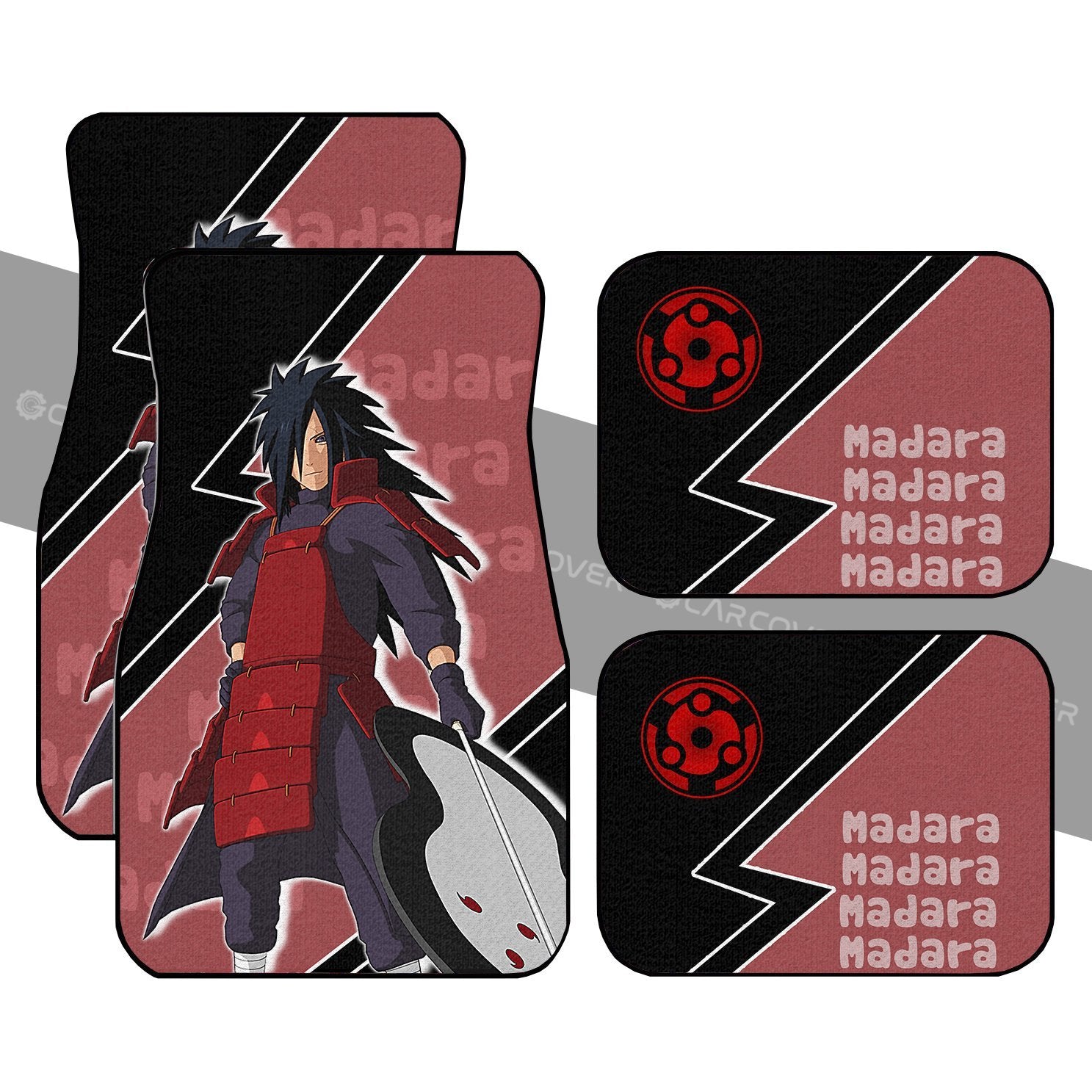 Madara Car Floor Mats Custom Akatsuki Members Car Accessories - Gearcarcover - 1