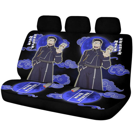 Maes Hughes Car Back Seat Covers Custom Fullmetal Alchemist Anime Car Accessories - Gearcarcover - 1