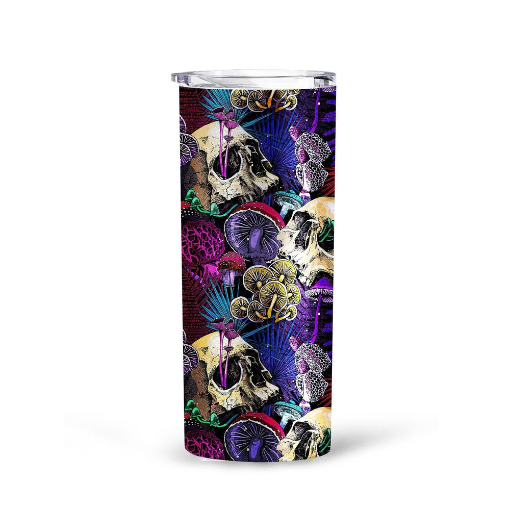 Magic Psychedelic Mushroom Tall Glitter Tumbler - Gearcarcover - 3