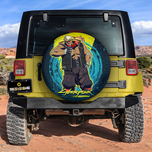 Maine Spare Tire Cover Custom Cyberpunk Anime - Gearcarcover - 2