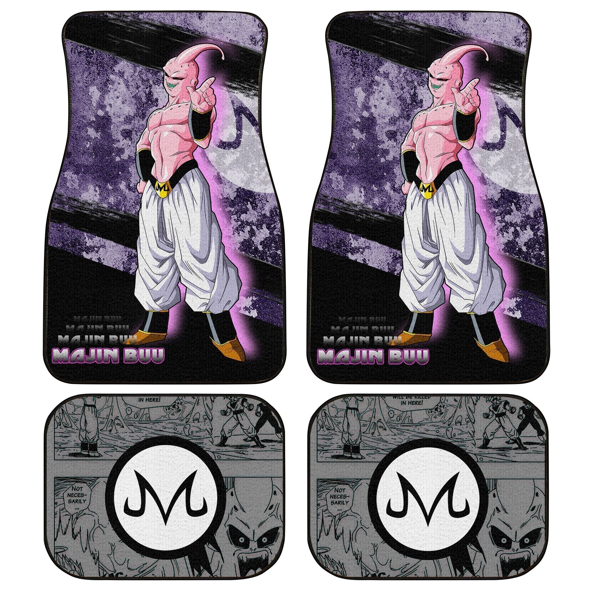 Majin Buu Car Floor Mats Custom Anime Dragon Ball Car Accessories - Gearcarcover - 1