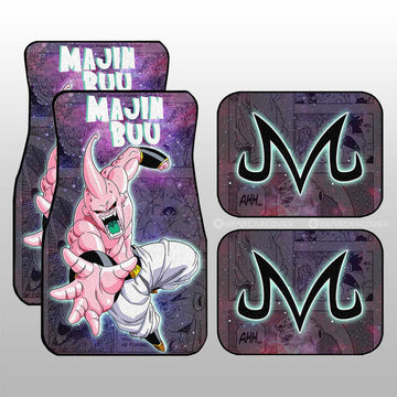 Majin Buu Car Floor Mats Custom Dragon Ball Anime Car Accessories Manga Galaxy Style - Gearcarcover - 1