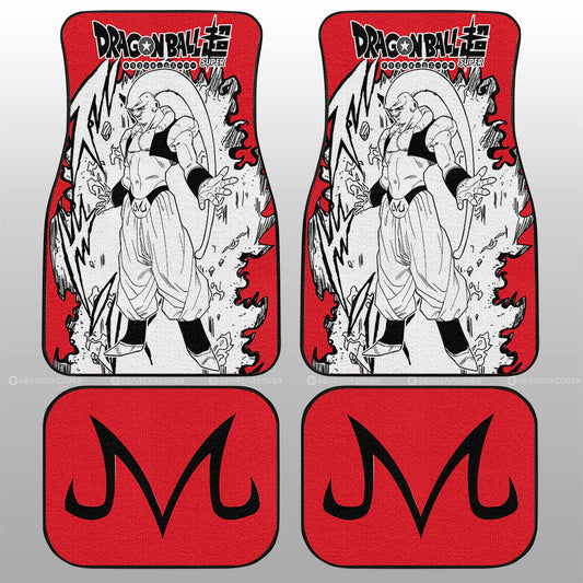 Majin Buu Car Floor Mats Custom Dragon Ball Anime Car Accessories Manga Style For Fans - Gearcarcover - 2