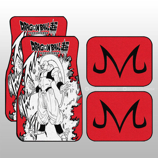 Majin Buu Car Floor Mats Custom Dragon Ball Anime Car Accessories Manga Style For Fans - Gearcarcover - 1