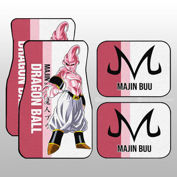 Majin Buu Car Floor Mats Custom Dragon Ball Car Accessories For Anime Fans - Gearcarcover - 1