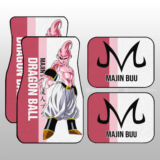 Majin Buu Car Floor Mats Custom Dragon Ball Car Accessories For Anime Fans - Gearcarcover - 1