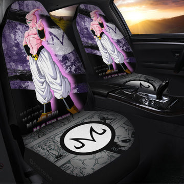 Majin Buu Car Seat Covers Custom Anime Dragon Ball Car Interior Accessories - Gearcarcover - 1
