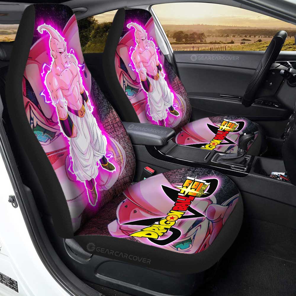 Majin Buu Car Seat Covers Custom Dragon Ball Anime Car Accessories - Gearcarcover - 3