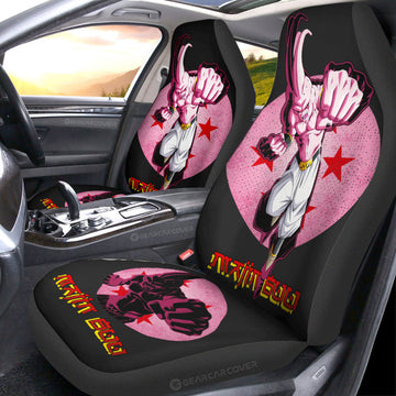 Majin Buu Car Seat Covers Custom Dragon Ball Anime Car Accessories - Gearcarcover - 1