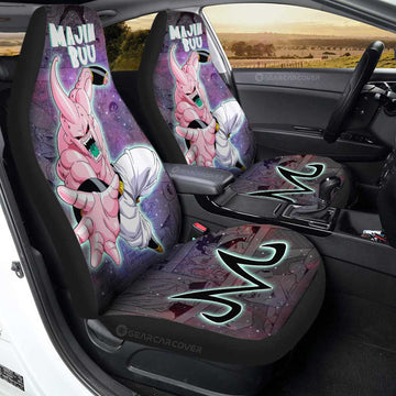 Majin Buu Car Seat Covers Custom Dragon Ball Anime Car Accessories Manga Galaxy Style - Gearcarcover - 1