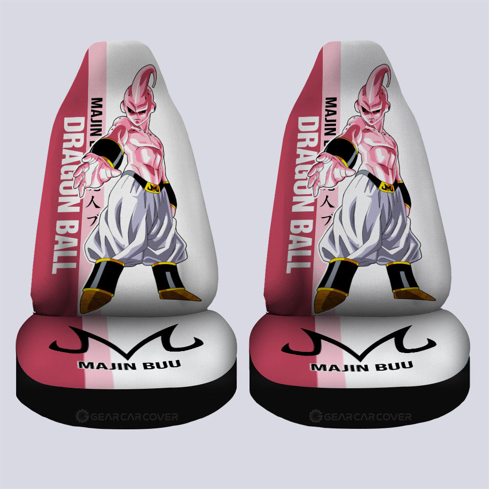 Majin Buu Car Seat Covers Custom Dragon Ball Car Accessories For Anime Fans - Gearcarcover - 4