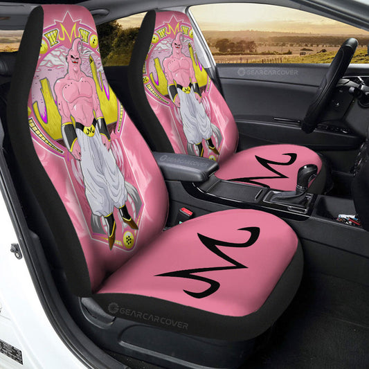 Majin Buu Car Seat Covers Custom Dragon Ball Car Interior Accessories - Gearcarcover - 2