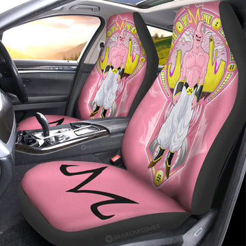 Majin Buu Car Seat Covers Custom Dragon Ball Car Interior Accessories - Gearcarcover - 1