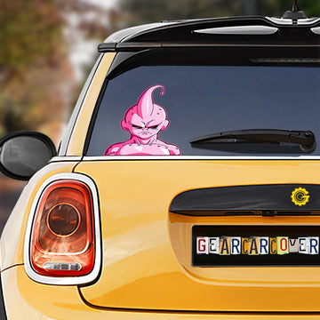 Majin Buu Car Sticker Custom Dragon Ball Anime Car Accessories - Gearcarcover - 1