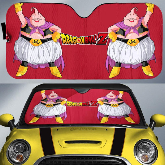 Majin Buu Car Sunshade Custom Dragon Ball Anime - Gearcarcover - 1