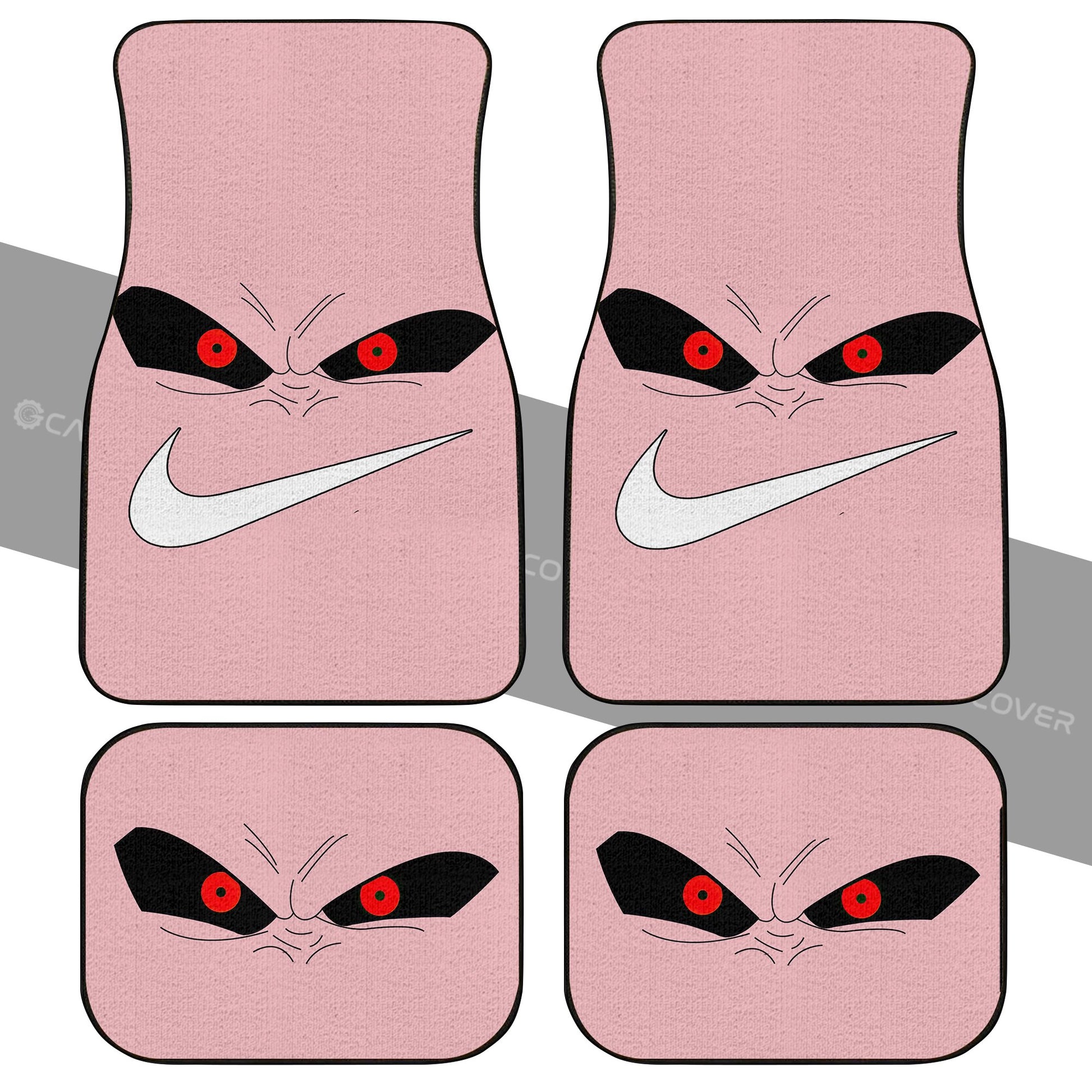 Majin Buu Eyes Dragon Ball Car Floor Mats Custom Anime Car Interior Accessories - Gearcarcover - 2