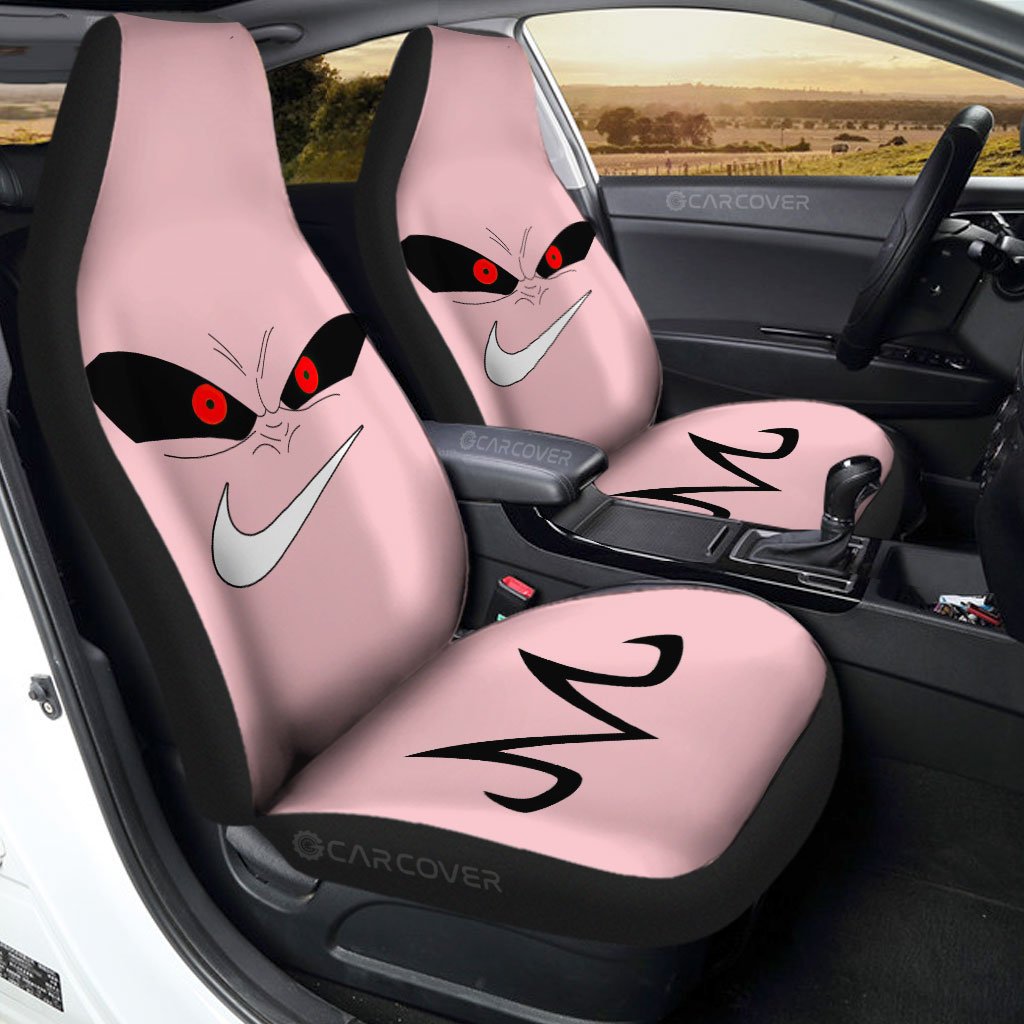 Majin Buu Eyes Dragon Ball Car Seat Covers Custom Anime Car Interior Accessories - Gearcarcover - 1