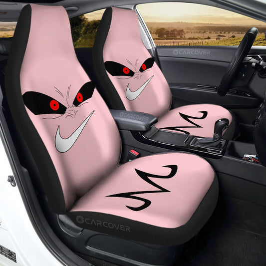 Majin Buu Eyes Dragon Ball Car Seat Covers Custom Anime Car Interior Accessories - Gearcarcover - 1