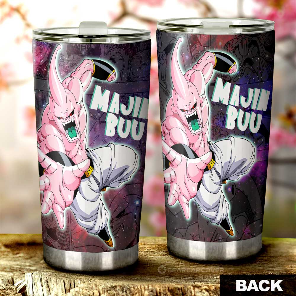Majin Buu Tumbler Cup Custom Dragon Ball Anime Car Accessories Manga Galaxy Style - Gearcarcover - 3