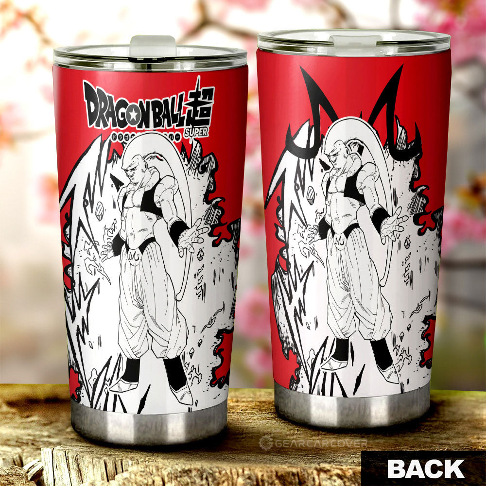 Majin Buu Tumbler Cup Custom Dragon Ball Anime Car Accessories Manga Style For Fans - Gearcarcover - 3