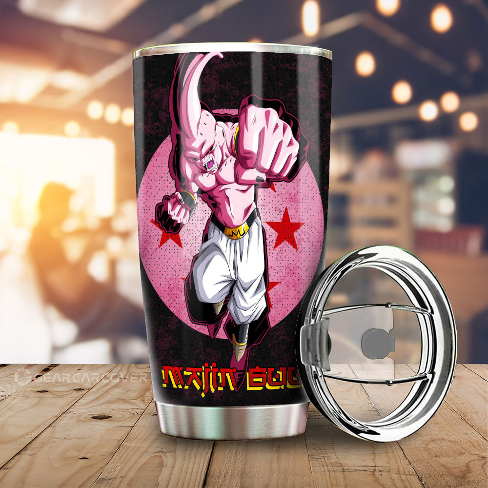 Majin Buu Tumbler Cup Custom Dragon Ball Car Accessories - Gearcarcover - 2