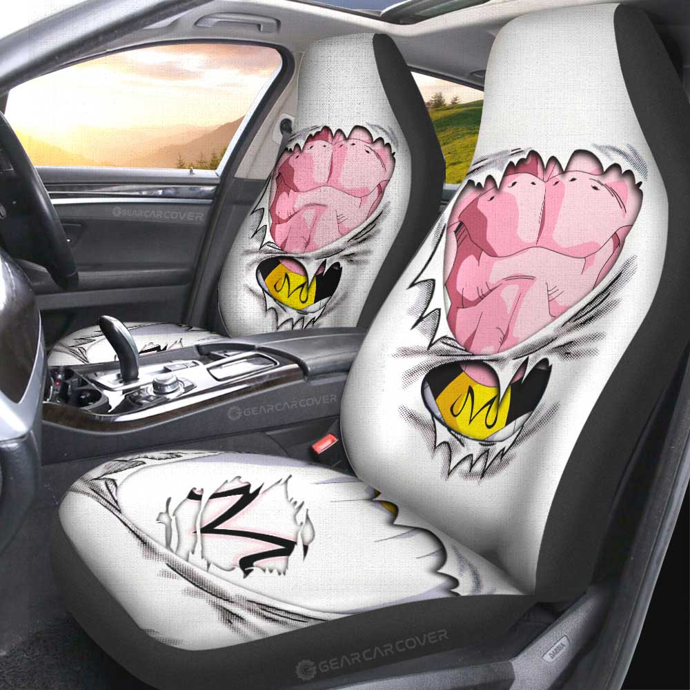 Majin Buu Uniform Car Seat Covers Custom Dragon Ball Anime - Gearcarcover - 2