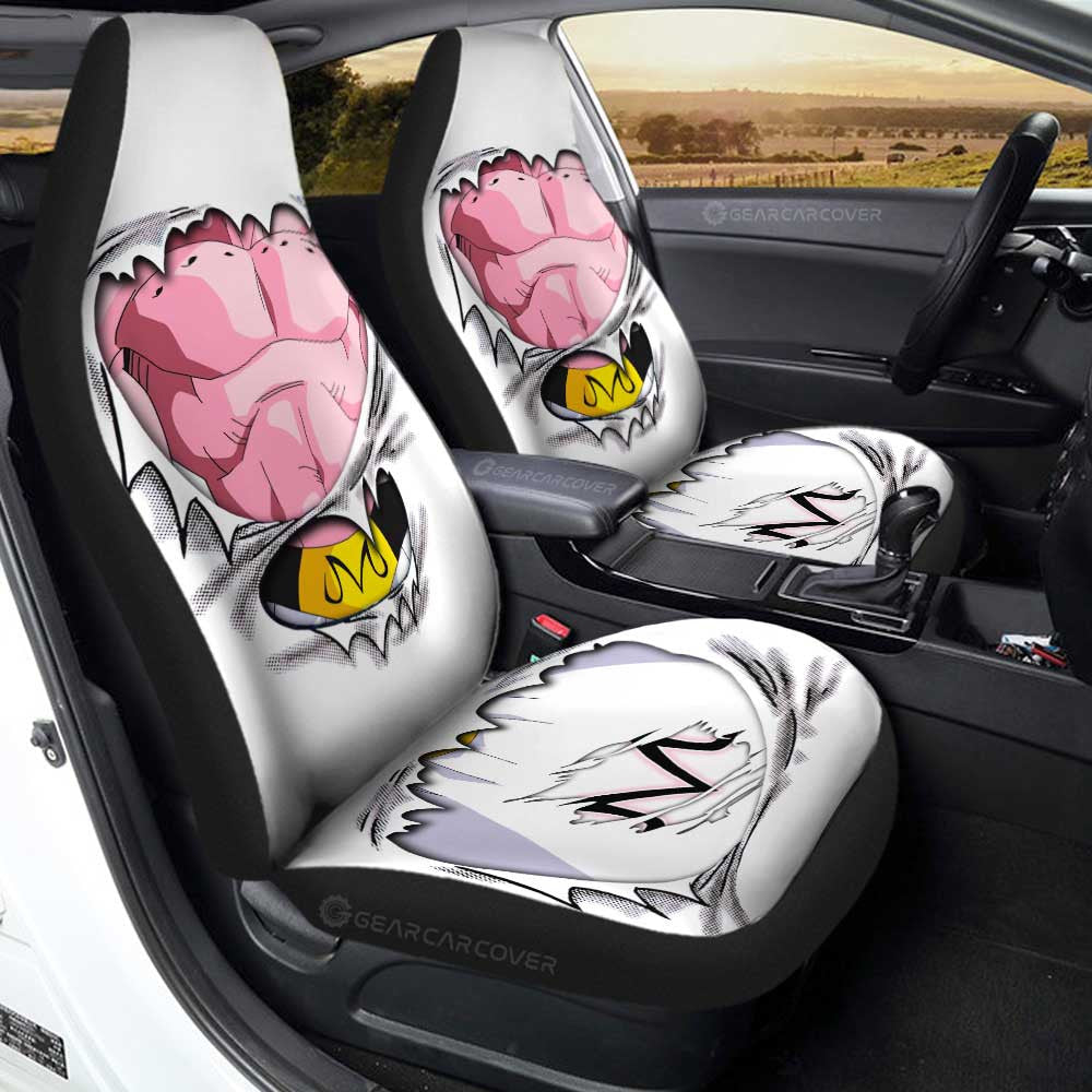 Majin Buu Uniform Car Seat Covers Custom Dragon Ball Anime - Gearcarcover - 1