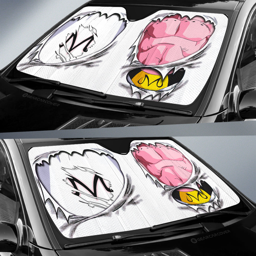 Majin Buu Uniform Car Sunshade Custom Dragon Ball Anime - Gearcarcover - 2