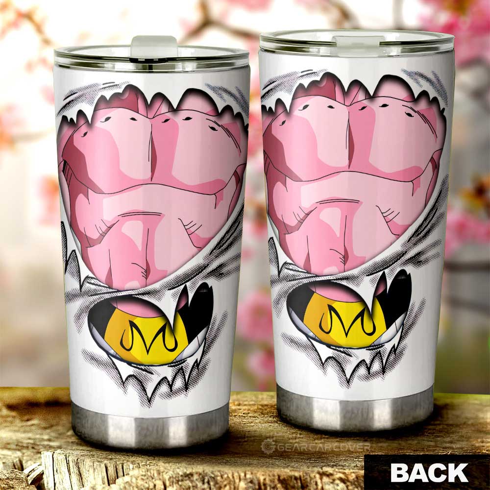 Majin Buu Uniform Tumbler Cup Custom Dragon Ball Anime - Gearcarcover - 3