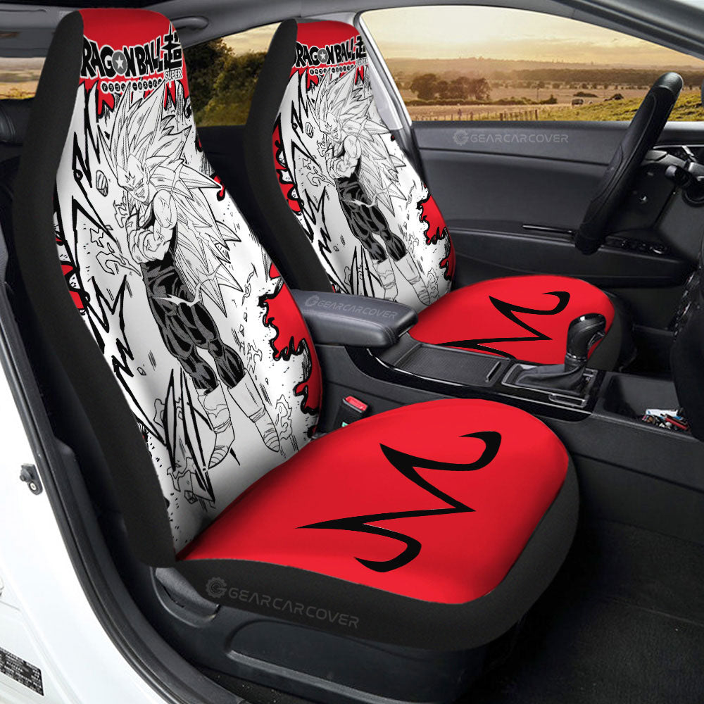 Majin Vegeta SSJ Car Seat Covers Custom Dragon Ball Anime Car Accessories - Gearcarcover - 2