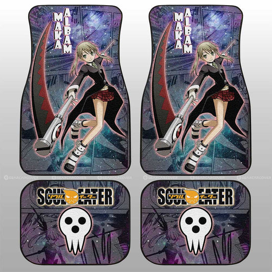 Maka Albarn Car Floor Mats Custom Soul Eater Anime Manga Galaxy Style - Gearcarcover - 2