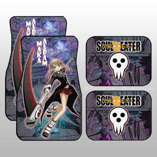 Maka Albarn Car Floor Mats Custom Soul Eater Anime Manga Galaxy Style - Gearcarcover - 1