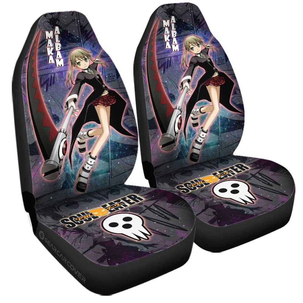 Maka Albarn Car Seat Covers Custom Soul Eater Anime Manga Galaxy Style - Gearcarcover - 3