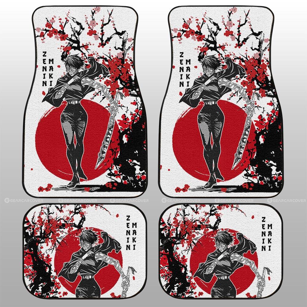 Maki Zenin Car Floor Mats Custom Japan Style Jujutsu Kaisen Anime Car Accessories - Gearcarcover - 2