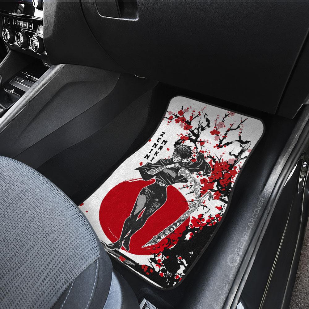 Maki Zenin Car Floor Mats Custom Japan Style Jujutsu Kaisen Anime Car Accessories - Gearcarcover - 4