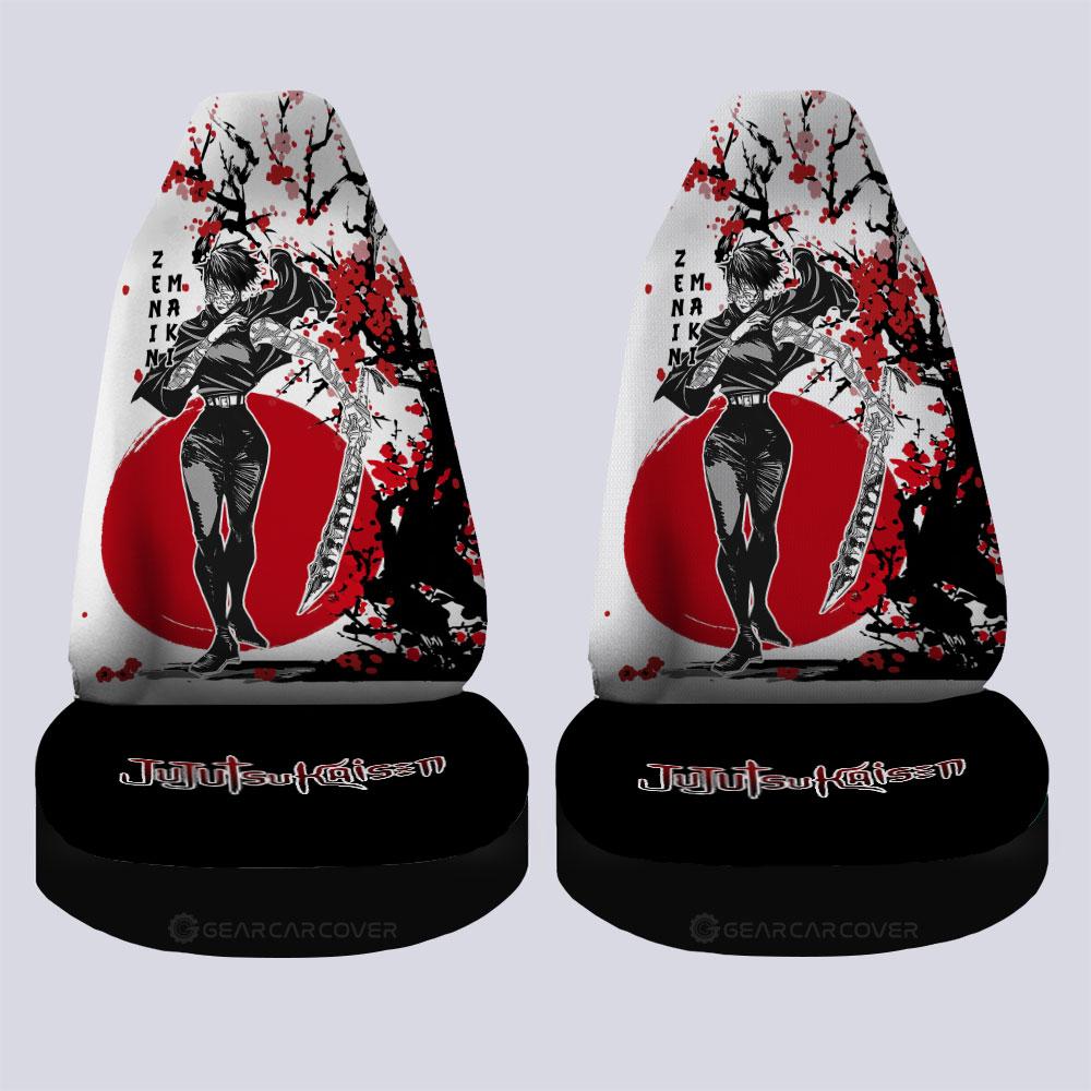 Maki Zenin Car Seat Covers Custom Japan Style Jujutsu Kaisen Anime Car Accessories - Gearcarcover - 4