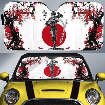 Maki Zenin Car Sunshade Custom Japan Style Jujutsu Kaisen Anime Car Accessories - Gearcarcover - 1